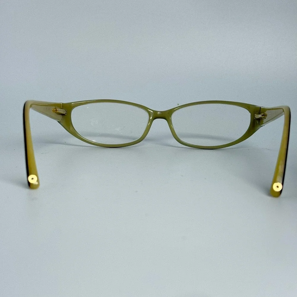 Coach Aurora 535 Brown Camel Oval Eye Glass Frames 135mm Designer Eyewear